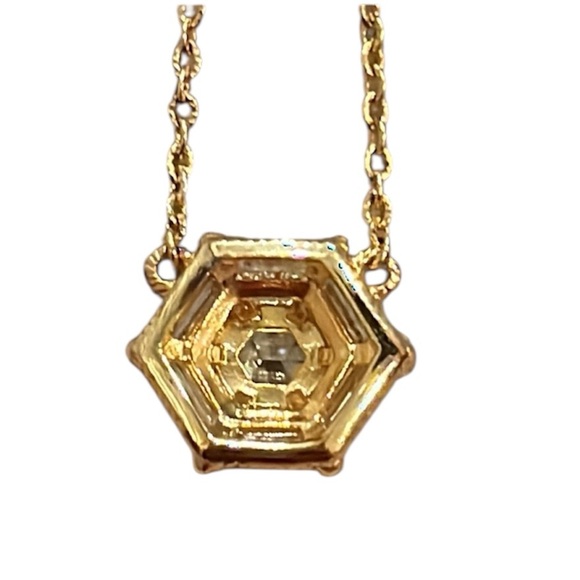 Judith Ripka Gold Clad Sterling Silver CZ Necklace 18” / 20” - Picture 6 of 13